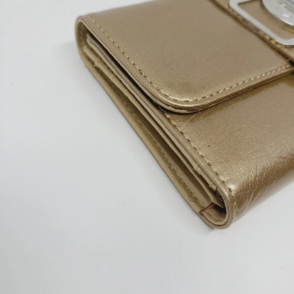 Unbranded | Women's Bronze Gold Wallet With Silver Hardware (One Size)